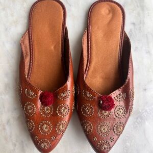 Ethnic Leather Indian Shoes
